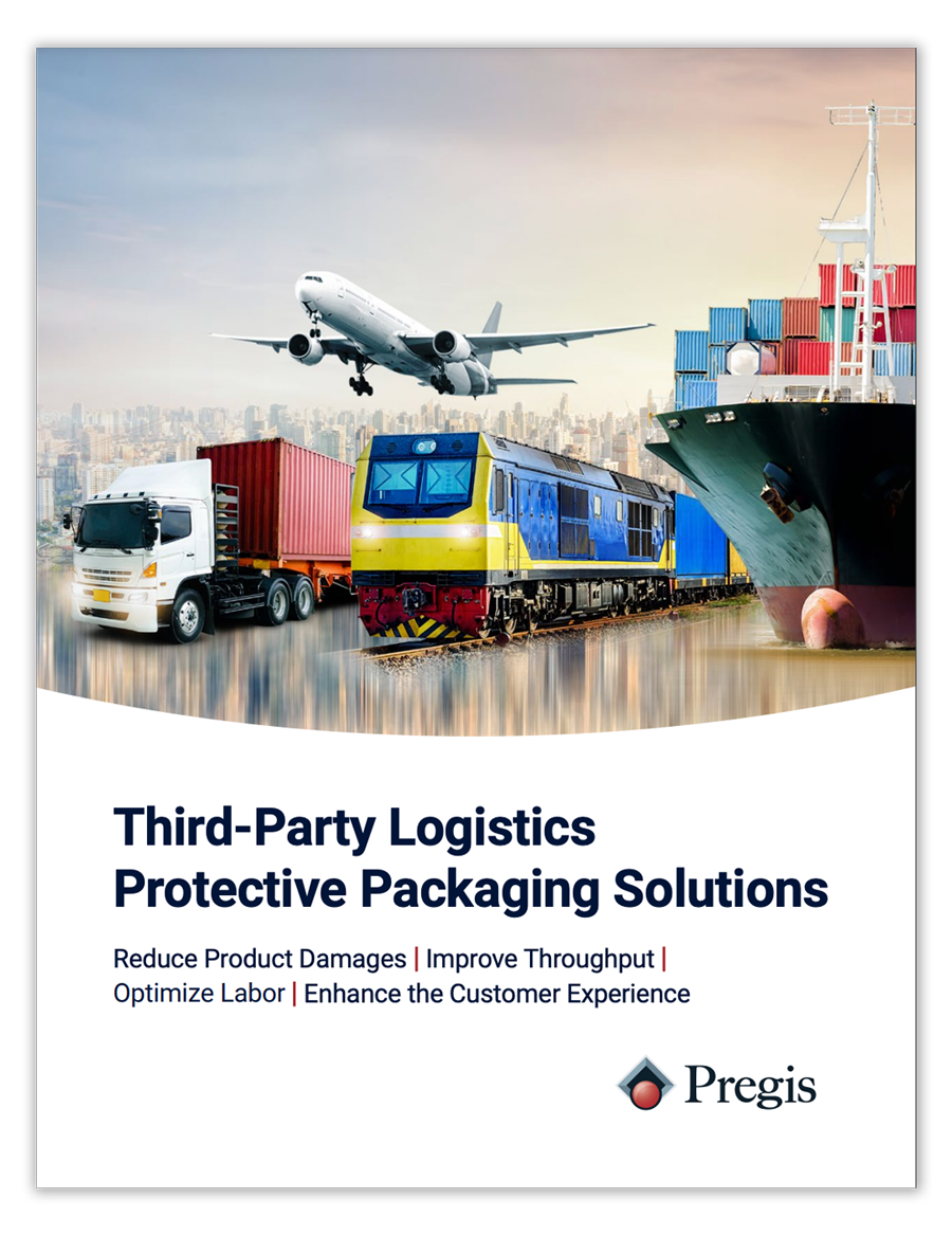 The cover page of 3PL Protective Packaging Solutions Guide.