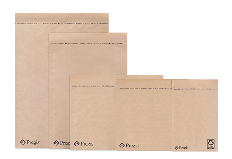 evertec cushioned mailers in different sizes